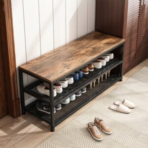 Skříňka na boty se sedátkem Industrial Loft Retro