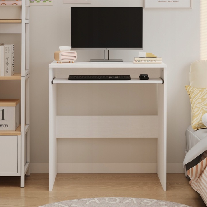 BIURKO-KOMPUTEROWE-STOLIK-BIALE-NOWOCZESNE-Z-POLKA-NA-KLAWIATURE-LOFT-70CM-Kod-producenta-BIURKO-KOMPUTEROWE-STOLIK-BIALE-NOWOCZESNE
