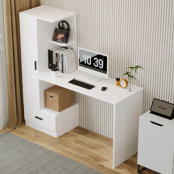 BIURKO-KOMPUTEROWE-Z-REGALEM-DO-BIURA-POKOJU-BIALY-NOWOCZESNE-LOFT-142-CM-Marka-Rebiko
