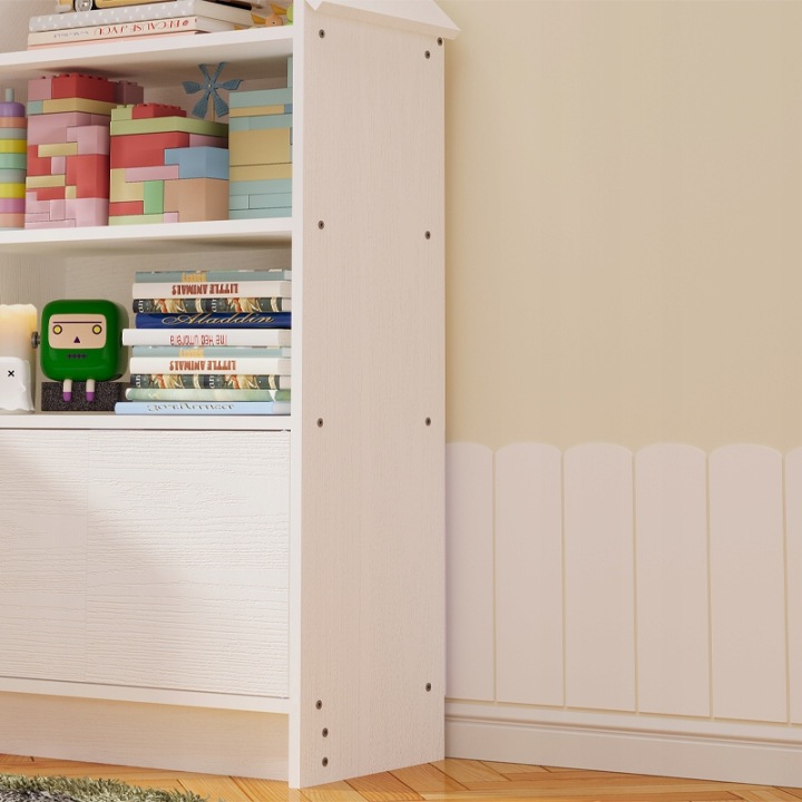 REGAL-DZIECIECY-DOMEK-NA-ZABAWKI-LALKI-KSIAZKI-DUZY-BIALY-SZAFKA-POLKA-63CM-Kolekcja-REGAL-DZIECIECY-DOMEK-NA-ZABAWKI-LALKI