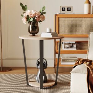 Konferenční stolek Loft Industrial 50 cm – Světle Hnědý Stolek do Obývacího Pokoje