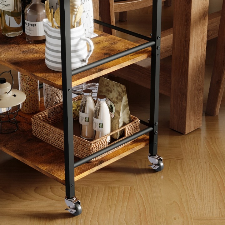 WOZEK-KUCHENNY-ZDEJMOWANA-TACA-BRAZOWY-VINTAGE-RETRO-LOFT-NA-KOLKACH-86-CM-Marka-Rebiko