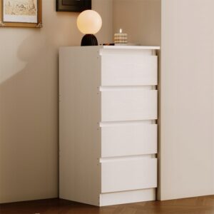 Bílá komoda, policový díl, moderní loftový styl, 90 cm